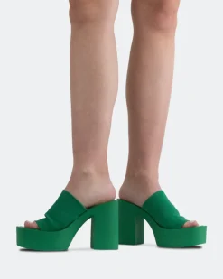 Women L'INTERVALLE Jourdan Green Lycra