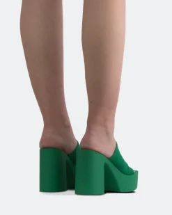 Women L'INTERVALLE Jourdan Green Lycra