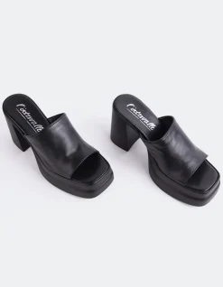 Women L'INTERVALLE Kalamata Black Leather