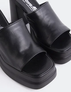 Women L'INTERVALLE Kalamata Black Leather