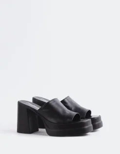 Women L'INTERVALLE Kalamata Black Leather