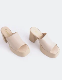 Women L'INTERVALLE Kalamata Nude Leather