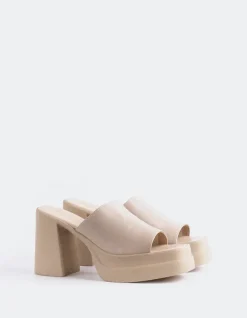 Women L'INTERVALLE Kalamata Nude Leather