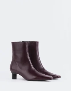 Women L'INTERVALLE Karylle Burgundy Leather