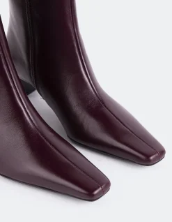 Women L'INTERVALLE Karylle Burgundy Leather