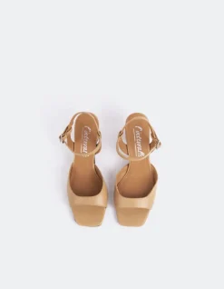 Women L'INTERVALLE Kearny Camel Leather