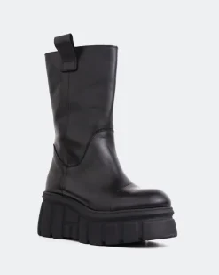Women L'INTERVALLE Kelowna Black Leather