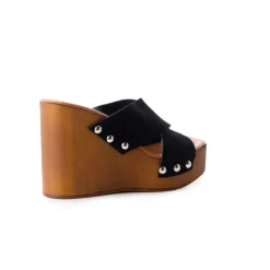 Women L'INTERVALLE Kitten Black Suede