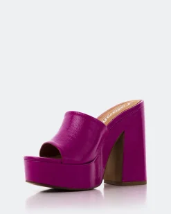 Women L'INTERVALLE Lalaria Fuchsia Leather