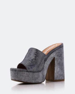 Women L'INTERVALLE Lalaria Navy Leather
