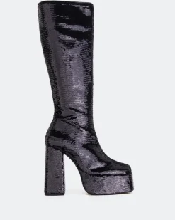 Women L'INTERVALLE Latto Black Sequins