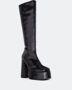 Women L'INTERVALLE Latto Black Sequins