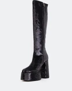 Women L'INTERVALLE Latto Black Sequins