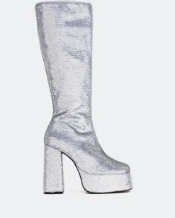Women L'INTERVALLE Latto Silver Sequins