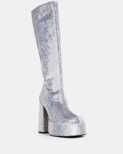 Women L'INTERVALLE Latto Silver Sequins