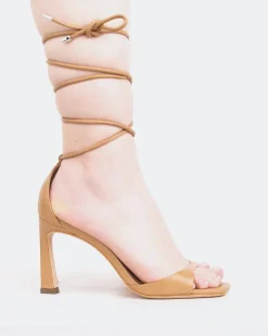 Women L'INTERVALLE Lavo, Camel Leather/Cuir Chameau