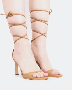 Women L'INTERVALLE Lavo, Camel Leather/Cuir Chameau
