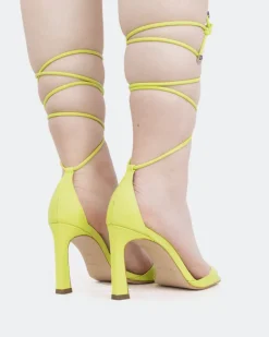 Women L'INTERVALLE Lavo, Lime Leather/Cuir Citron