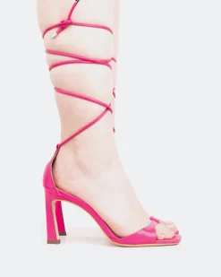 Women L'INTERVALLE Lavo, Pink Leather/Cuir Rose
