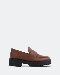 Women L'INTERVALLE Leissa Cognac Leather