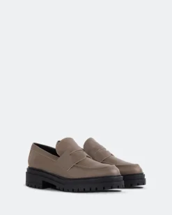 Women L'INTERVALLE Leissa Taupe Leather