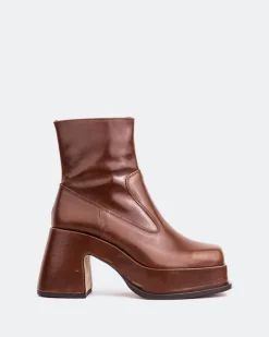 Women L'INTERVALLE Lepic Chestnut Leather