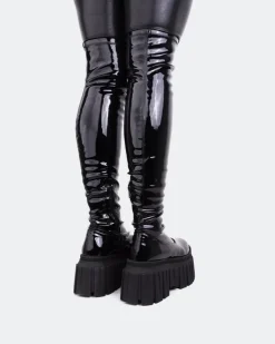 Women L'INTERVALLE Letar Black Patent