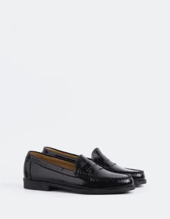 Women L'INTERVALLE Lettine Black Naplack Leather