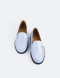 Women L'INTERVALLE Lettine Light Blue Naplack Leather
