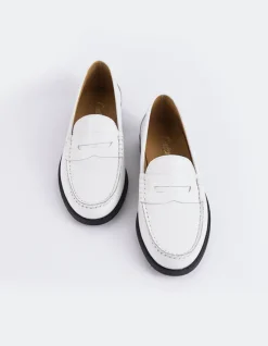 Women L'INTERVALLE Lettine Off White Naplack Leather