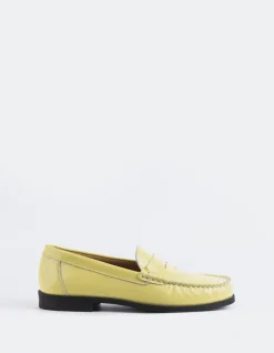 Women L'INTERVALLE Lettine Yellow Naplack Leather