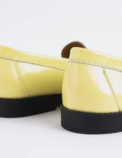 Women L'INTERVALLE Lettine Yellow Naplack Leather