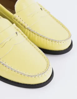 Women L'INTERVALLE Lettine Yellow Naplack Leather