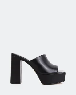 Women L'INTERVALLE Leva Black Leather