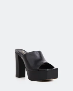 Women L'INTERVALLE Leva Black Leather