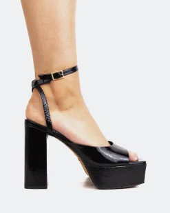 Women L'INTERVALLE Levita Black Naplack
