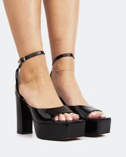 Women L'INTERVALLE Levita Black Naplack