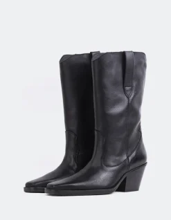 Women L'INTERVALLE Lewisham Black Leather