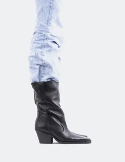 Women L'INTERVALLE Lewisham Black Leather