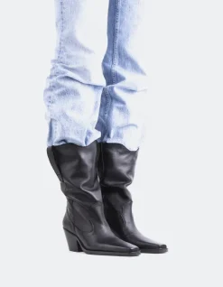 Women L'INTERVALLE Lewisham Black Leather