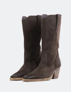 Women L'INTERVALLE Lewisham Brown Suede