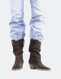 Women L'INTERVALLE Lewisham Brown Suede