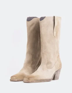 Women L'INTERVALLE Lewisham Nude Suede
