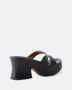 Women L'INTERVALLE Lexus Black Leather