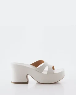Women L'INTERVALLE Lexus Off White Leather