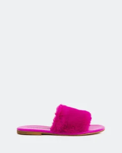 Women L'INTERVALLE Lillet Fuchsia Faux Fur