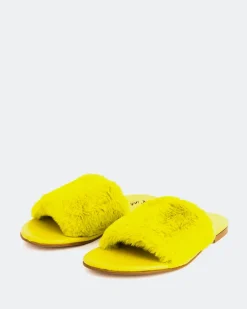Women L'INTERVALLE Lillet Lime Faux Fur