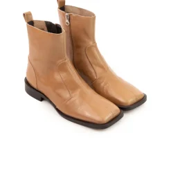 Women L'INTERVALLE Linea Camel Leather
