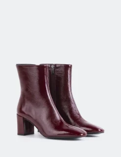 Women L'INTERVALLE Lioni Burgundy Naplack
