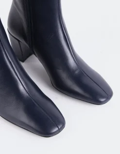 Women L'INTERVALLE Lioni Navy Leather